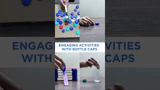 Learning and Fun with Bottle Caps 🚀🧠🌟  Engaging Activities For Kids [upl. by Darbee]