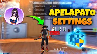 ApelapatoGo Apelapato Revealed His BEST Settings 🔥 [upl. by Boggs]