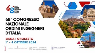 Ingegneri 68esimo congresso nazionale a Siena e Grosseto [upl. by Indihar]