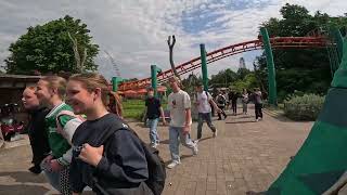 Walibi Holland Park Walkthrough 07 06 2024 [upl. by Hugon]