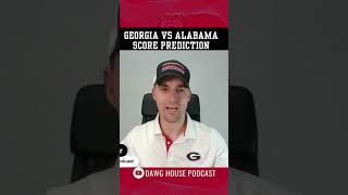 Georgia vs Alabama Score Prediction georgiabulldogs alabamafootball secfootball collegefootball [upl. by Amada879]