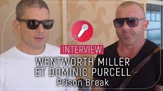 Prison Break  Wentworth Miller et Dominic Purcell toujours aussi complices [upl. by Acimahs]