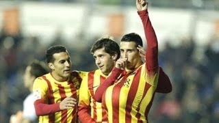 Cristian Tello vs Levante  Individual Skills amp Goals Hattrick 220114 [upl. by Tlaw]