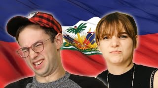 Americans Try Haitian Food For The First Time [upl. by Ragland]