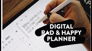 Digital Planner  Rad amp Happy Planner on Goodnotes [upl. by Naraa816]