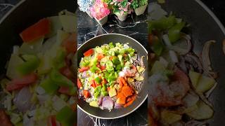 Cheese omelette ASMR  how to make easy eggs amp veggies omeletteshortvideo cooking ytshort [upl. by Fonda]