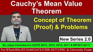 Cauchys Mean Value Theorem II Differential Calculus II Lecture6 II differentialcalculus [upl. by Jonina724]