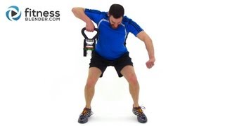 Full Length KettleBell Workout Video  Total Body Kettlebell Routine [upl. by Nosae]