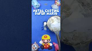 Super Mario Bros Yellow Metal Casting ⚡ like nintendo play ⚡ Satisfying amp Relaxing Mold Sand Casting [upl. by Rosalee489]