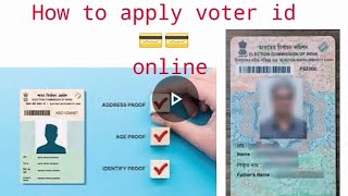 How to apply voter id card online in tamil voteridcard voteridcarddownload voteridcardonlineappl [upl. by Aniela]