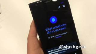 Windows Phone 81 Cortana walkthrough [upl. by Mike262]