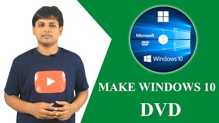 Make Window 10 Bootable DVD Easily How To [upl. by Simonsen]