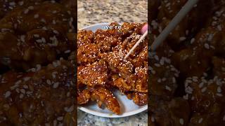 Crispiest sesame chicken 🥵 [upl. by Beuthel730]