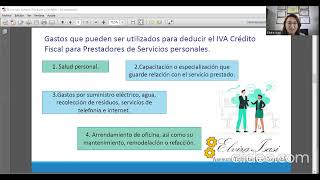 IVA Para Prestadores de Servicios Personales [upl. by Inajna]