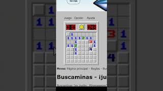 BUSCAMINAs historia del juego matematicas play buscaminas shorts [upl. by Cynera]