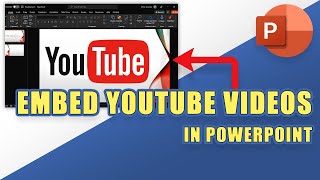 How to Embed a YouTube Video into a PowerPoint Slide [upl. by Anawak496]