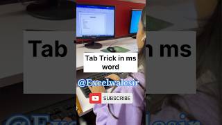 Tab Setting in Microsoft Word computertricks tips shortvideo training msoffice office365 [upl. by Arteid]