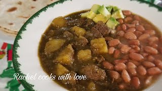 BEST PORK CHILE VERDE WITH POTATOES  Carne De Puerco Con Papas En Salsa Verde ❤ [upl. by Imat527]