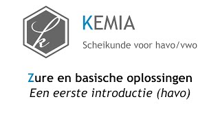 Zure en basische oplossingen Een eerste introductie havo [upl. by Rex]