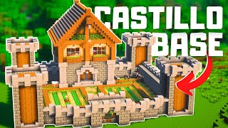 Minecraft Como hacer una BASE CASTILLO en Minecraft Survival [upl. by Aylward]