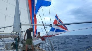 We Blew Up our Favorite Sail Sailing Vessel Delos Ep 123 [upl. by Aihsinat]