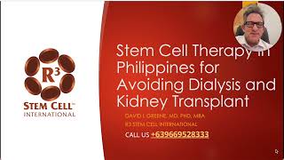 Avoid Dialysis and Kidney Transplant in Philippines with Stem Cell Therapy [upl. by Prosser435]