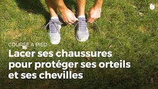 Comment lacer ses chaussures pour éviter les blessures  Running [upl. by Klimesh]