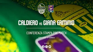 Cristian Soave Caldiero “Contro la Giana sarà l’ennesima partita difficile di questo campionato” [upl. by Adlemi520]