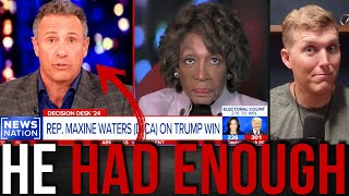 Chris Cuomo SHUTS DOWN Race Hustler Maxine Waters Over Kamala Loss [upl. by Nickolai671]