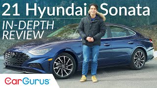 2021 Hyundai Sonata Review Is this the best looking sedan  CarGurus [upl. by Fanchon]