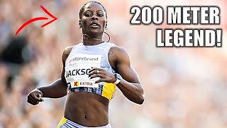 Shericka Jackson Continues Her Dominance  Womens 200 Meters  2024 Diamond League Morocco [upl. by Olsson]