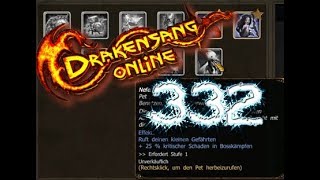 Drakensang Online 332 🐉 25 Krit DMG Pet [upl. by Roskes]