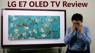 LG E7 OLED TV Review vs B7 [upl. by Kirbee718]