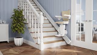 Handicare 1100 Stairlift Slide Track  Lifeway Mobility [upl. by Mahtal]