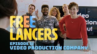 Video Production Company  Episode 1 Season 1  Freelancers [upl. by Dnaletak449]