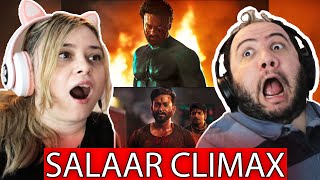 SALAAR CLIMAX SCENE REACTION 🔥 [upl. by Ecnarretal]