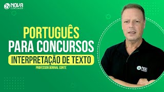 Português Para Concursos Interpretação de Texto 🎯 [upl. by Acinorehs429]