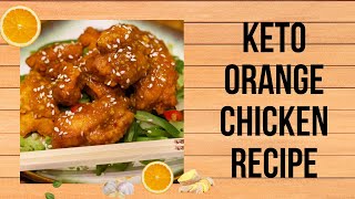 Keto Orange Chicken Recipe [upl. by Aihcila]