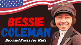 Discovering Bessie Coleman A Biography and Educational Facts for Kids 👩‍✈️🛩️ 🪂 [upl. by Ynohtnanhoj]