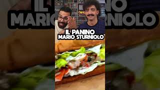 Dario Moccia inventa il panino MARIO STURNIOLO per CiccioGamer89 [upl. by Dnalro]