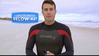 How wetsuits keep you warm during frigid temperatures in the ocean [upl. by Mlehliw]