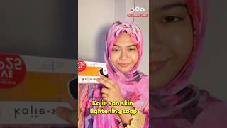 Kojie san soap Honest review trending skinlightening whiteningcream sunscream kojiesansoap [upl. by Urquhart]