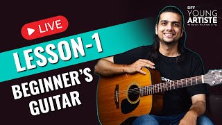 LIVE Lesson 1  Beginners Guitar Lesson  Introduction to Guitar 🎸 guitar siffyoungartiste [upl. by Christoforo]