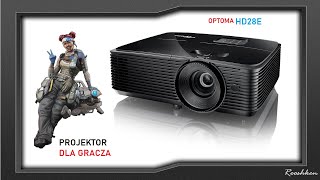 Projektor idealny dla gracza Optoma HD28E [upl. by Iah532]