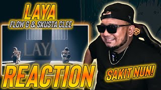 FLOW G  LAYA ft SKUSTA CLEE Official Music Video REACTION VIDEO NokNok Paputok [upl. by Muslim]