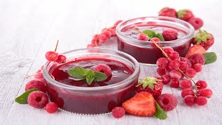 Recette  Coulis de framboises surgelées [upl. by Tamis]