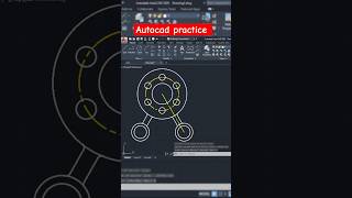 Autocad mechanical practice drawing  2d drawing  autocad tutorial in hindi  autocad 2d [upl. by Ressler60]