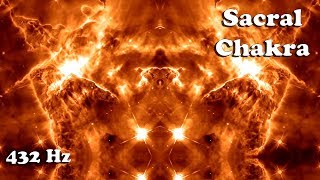 POWERFUL 432 Hz 2 SACRAL CHAKRA Activation and Balancing 15 minute meditation [upl. by Nnairret]