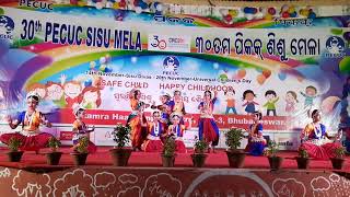 Sarve San No Janani Bharat Dharanikalpalateyam Odissi Dance presentation in Patriotic Song [upl. by Lipski]