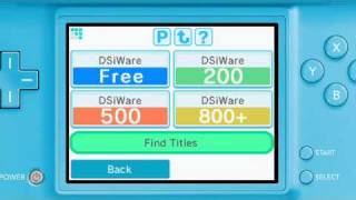 DSiWare amp Nintendo DSi Shop  Download Games amp Applications for Nintendo DSi [upl. by Renard698]